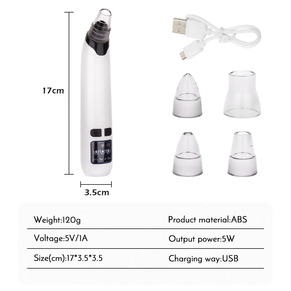 Aspirador de pó Cuidados com a Pele Rosto Nariz Acne Ponto Preto Espinha Blackhead Removedor Elétrico Cravo Poros Ferramentas Máquina 21 cravo cuidados com a pele ferramentas máquina
