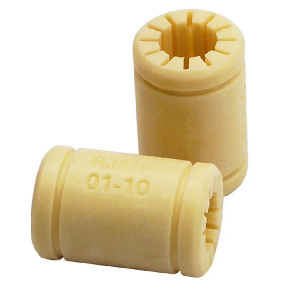 

3D Printer Solid Polymer LM10UU Bearing - 10mm shaft RJMP-01-10 R Solid Plastic Bearing 10 mm ID