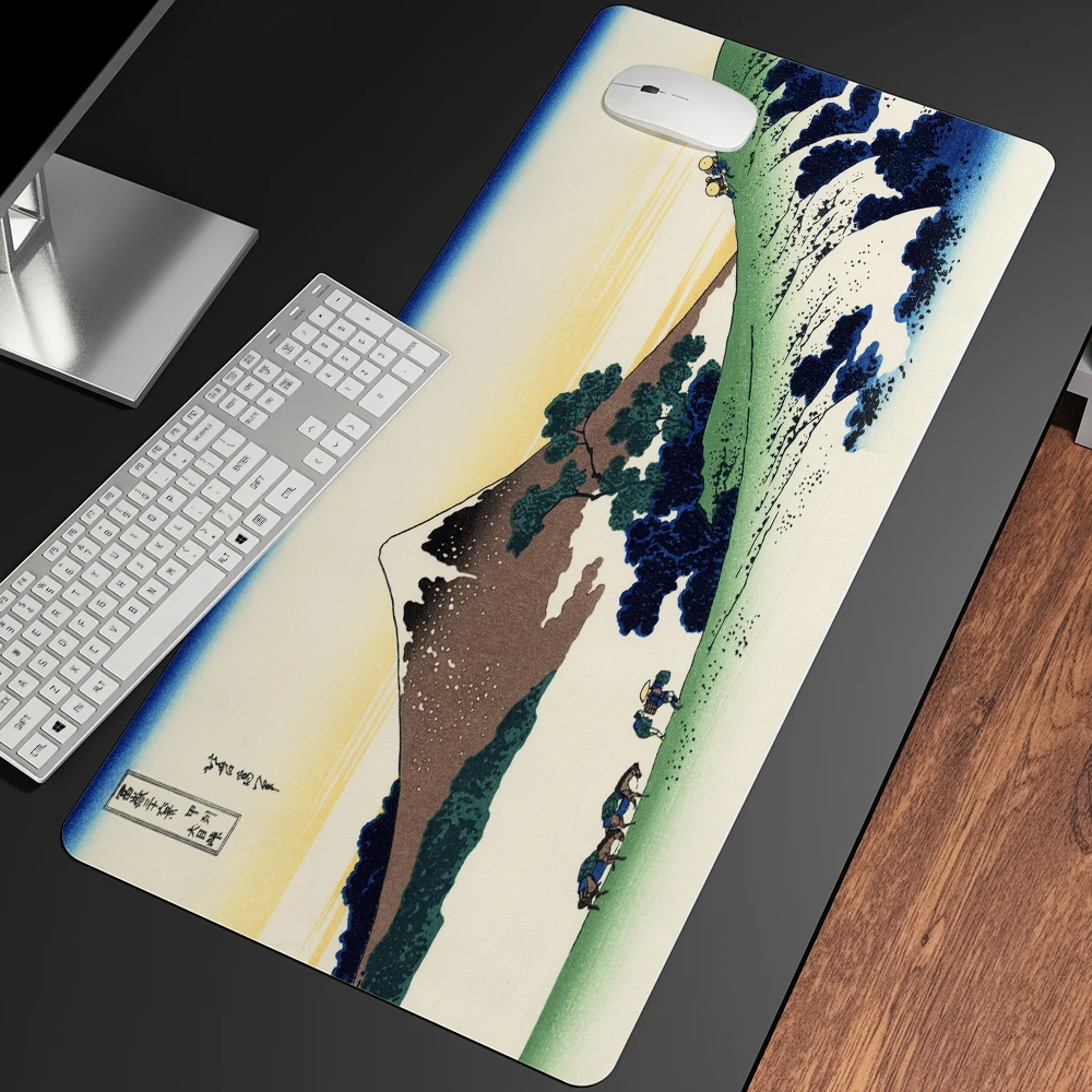 Japão Famoso Monte Fuji Anime Gaming Mouse Pad Gamer Laptop Keyboard Mats Jogando Jogo Csgo 90x40cm Xxl - Imagem 3