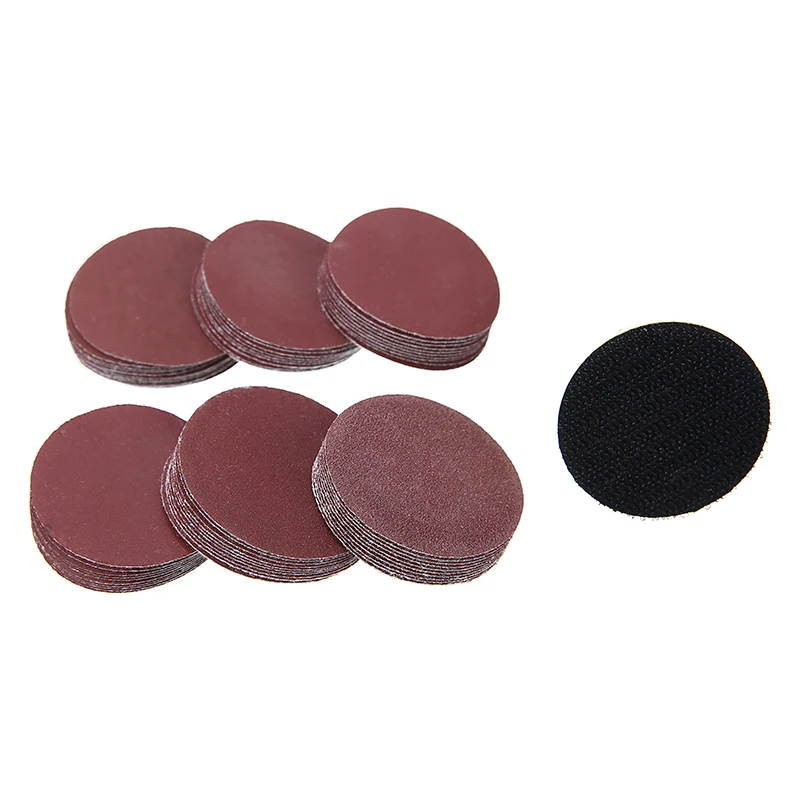 60 шт./компл. 1/4 '཮ мм наждачная бумага диск 100/240/600/800/1000/2000 Grits + 50 абразивные