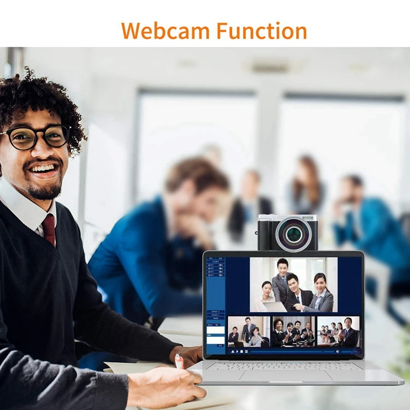 

Digital Camera Video Camera Vlogging YouTube Recorder HD1080P 30FPS 24.0MP 3.0 Inch Flip Screen 16X Digital Zoom WiFi Camera wit