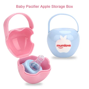 

Creative Baby's Nipple Box Organizer Container Travel 2 Colors Portable Lovely Infant's Pacifier Box