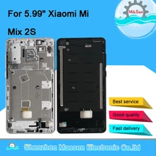 M& Sen для 5,9" Xiaomi mi x 2S mi x 2S Передняя рамка Корпус/mi ddle рамка+ боковые клавиши для mi x 2 mi x Evo