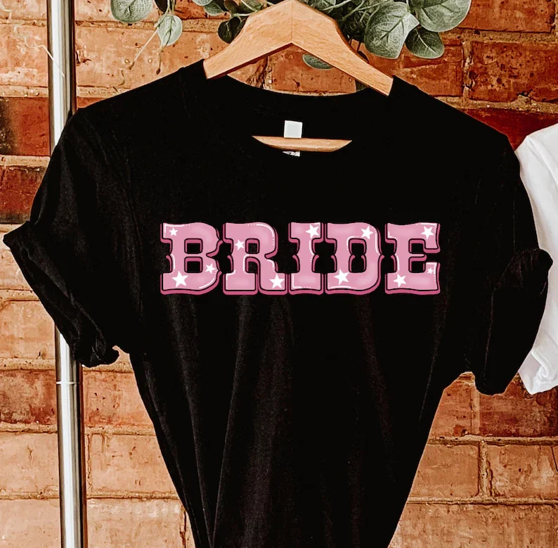 

Bride Shirt Future Mrs Gift Bridal Shower Gift Country Western Bachelorette Party Engagement Gift Cotton O Neck Short Sleeve y2k