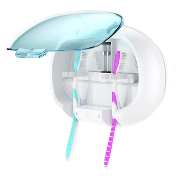 

LED UV Toothbrush Sterilization Box Ultraviolet Travel Portable Mini Size Toothbrush Sterilizer Automatic Induction Battery