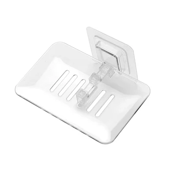 

Crystal Leachate Shelf Case Wall-mounted Storage Rack Dish Tray Soap Box