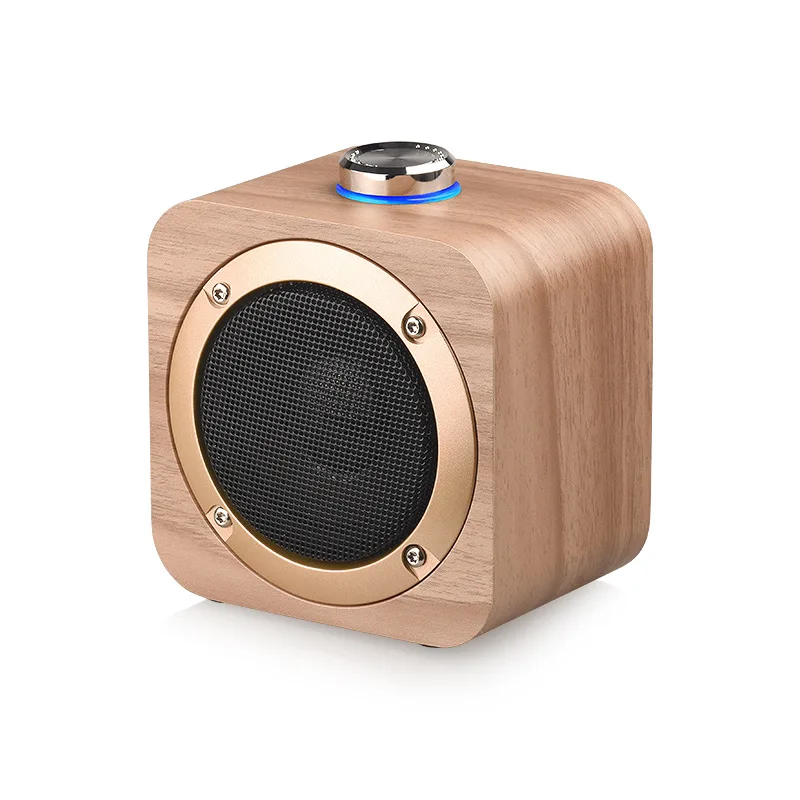 Q1B портативная деревянная колонка с Bluetooth TWS беспроводной межблочный объемный стерео Bluetooth сабвуфер для мобильного телефона