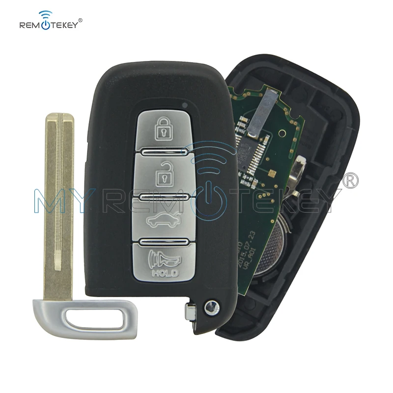 Умный ключ Remtekey 4 кнопки 434 МГц ID46 PCF7952 для Kia Sportage Hyundai IX35 SY5HMFNA04|Ключ от авто| |