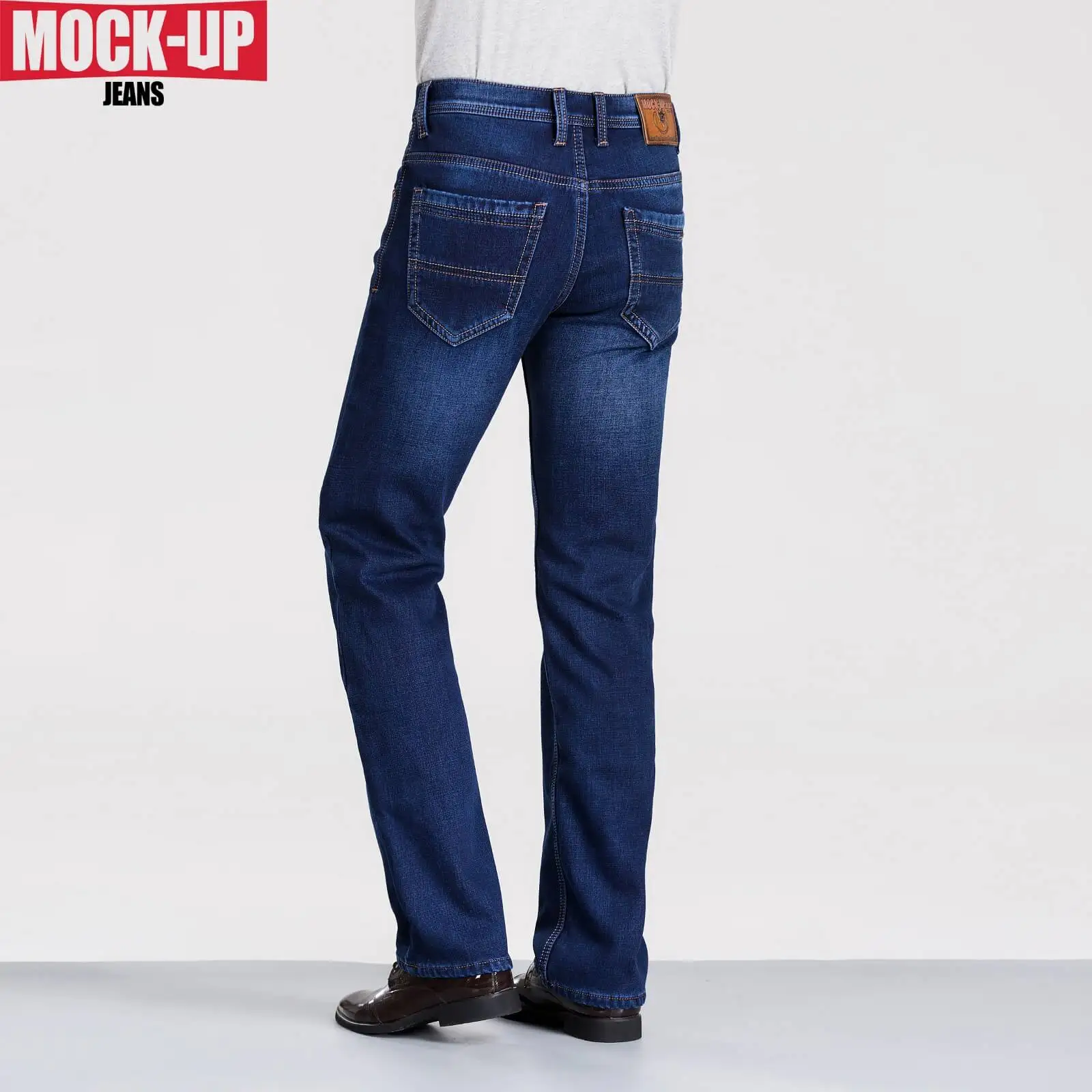 Макет бренд зима теплый стиль Dsq джинсы на молнии ширинка джинсы мужские флисовые мужские джинсы Горячая высокого качества джинсовые брюки 38