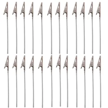 

50pcs 4 Inch DIY Craft Wire Clip Card&Note&Picture&Photo&Memo Holder Clips Party Alligator Clamp Clay&Cake Accessories G6DD