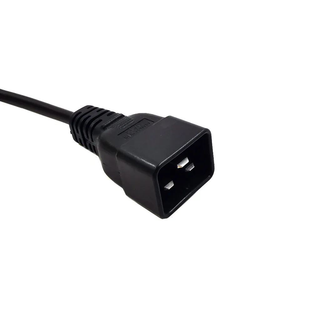 Сверхмощный сплиттер шнур питания IEC320 C20 Мужской до 2X C13 Двойной Женский Y сплиттер кабель 32 см сервер PDU UPS шнур питания 0,32 м