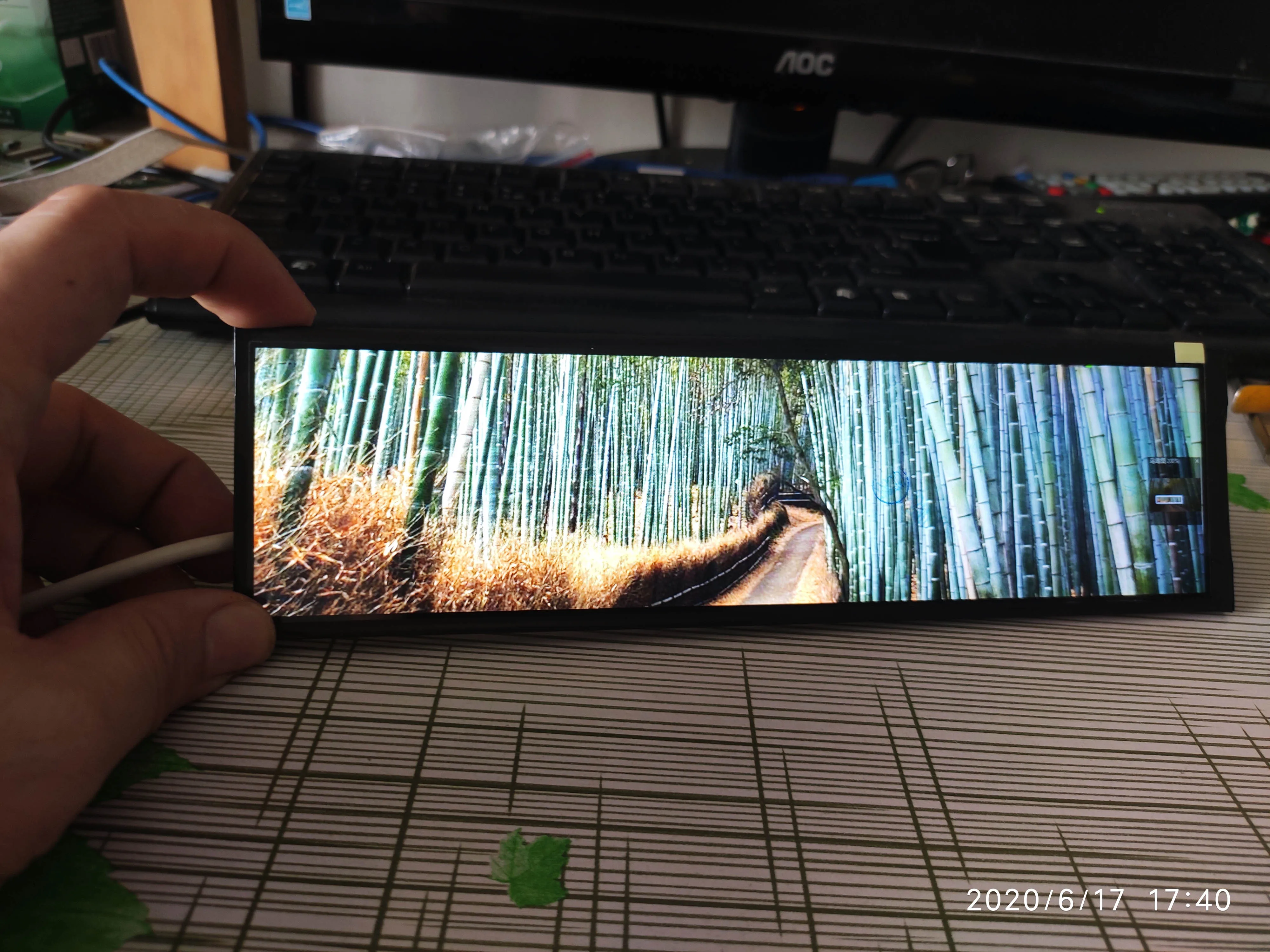 8 дюймовый IPS дисплей с длинной полосой растягивающаяся полоса HDMI в Mipi Aida64 USB 5 В