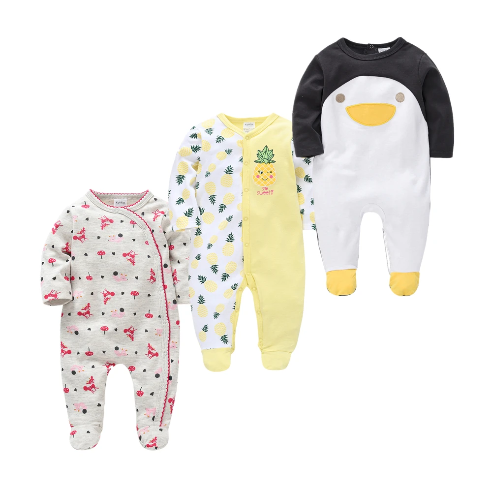 Kavkas Newborn Baby Pajamas roupas bebe de Infantile Full Sleeve Bathrobe Baby Sleepers Boy Girl Clothing Bossa Nova roupao
