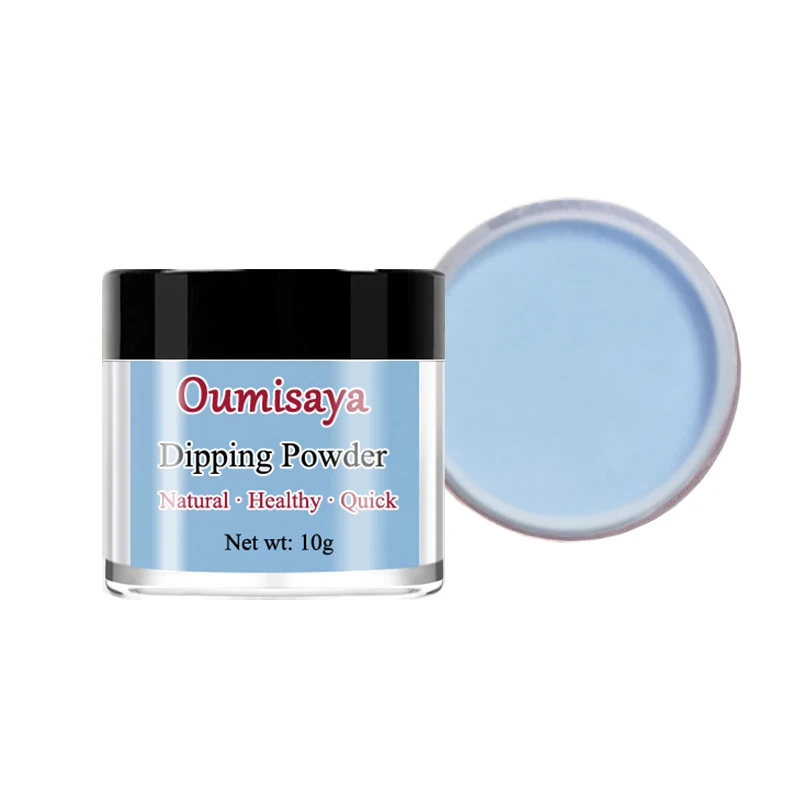 Kopen 10G X 28 Stuks Set Roze Wit Clear Glitter Naakt Kleuren Oumisaya Nail Dompelen Poeder systeem (Geen Uv Led Licht Lamp Cure)