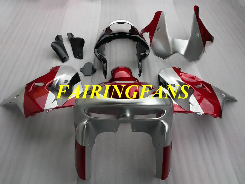 Обтекатель кузова мотоцикла для KAWASAKI Ninja ZX9R 98 99 ZX 9R 1998 1999 ABS Красный Серебряный
