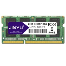 JINYU Ddr3 1066mhz 1,5 V 204Pin Ram память для ноутбука