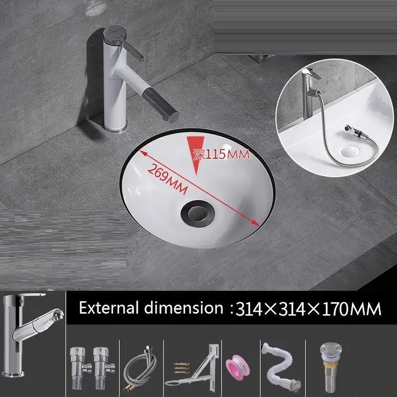 Раковина для ванной комнаты Lavagem Waschtisch Da Appoggio Lavatorio Umywalka Cuba Para Bassin Lavandino Bagno Lavabo Pia Banheiro - Цвет: MODEL K