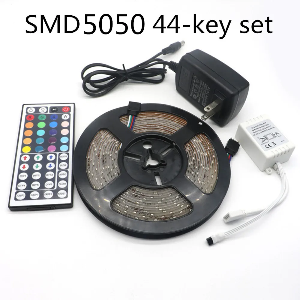 СВЕТОДИОДНАЯ лента SMD 5050 5 м 10 15 12 В постоянного тока RGB световая s
