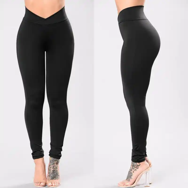 high waisted compression workout pants