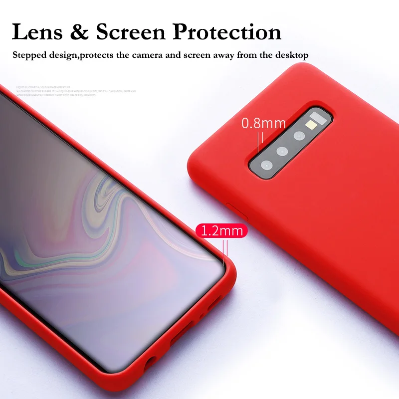 Противоударный мягкий силиконовый чехол для samsung Galaxy S10 5G Nete10 plus защитный