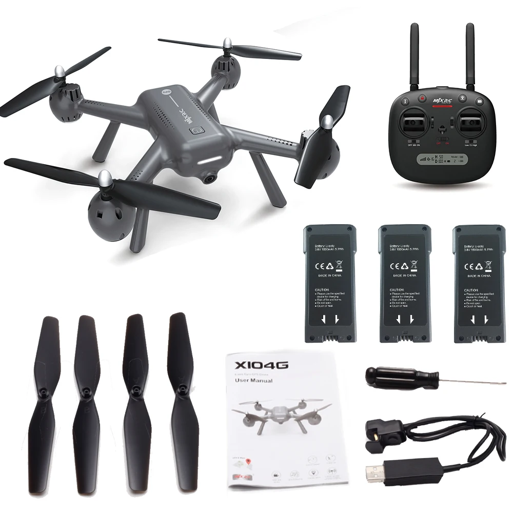 

MJX X104G 5G Wifi Drone with Camera 1080P GPS Aerial Photography FPV Follow Mode Geofence POI Flying Drone