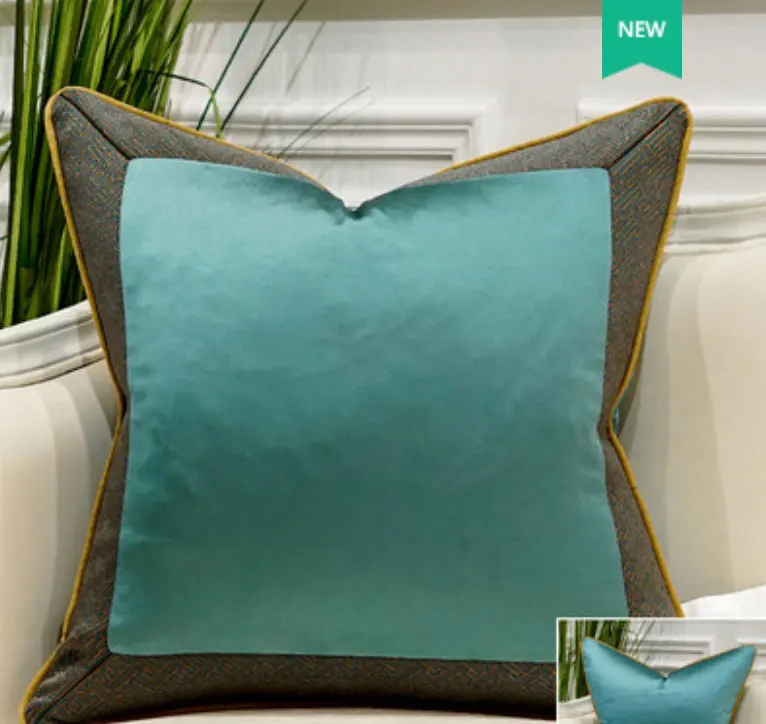 Vintage elegant oriental pillow/almofadas case,modern geometric seat back cushion cover 45 50 60,decorative throw pillow case - Цвет: color 02
