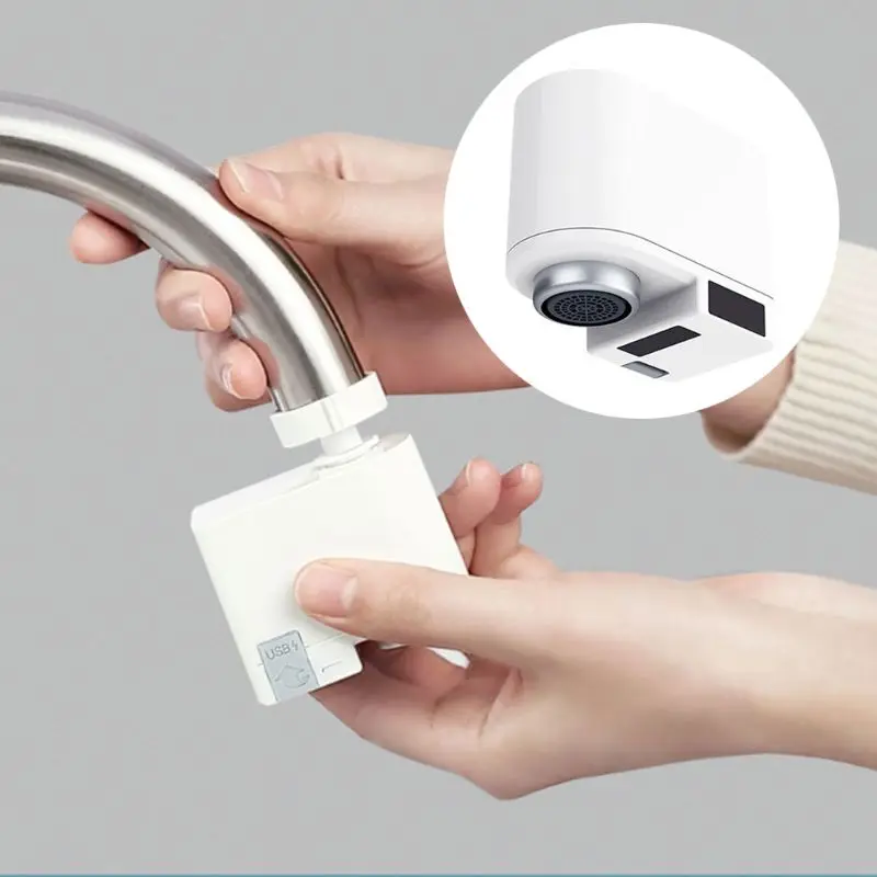 Automatic Faucet Tap Adapter Smart-Faucet-Sensor Bathroom Sink Hand-Free-Aerator Kitchen