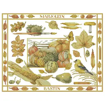 

Harvest patterns Counted Cross Stitch 11CT 14CT 18CT DIY Chinese Cross Stitch Kits Embroidery Needlework Sets home decor