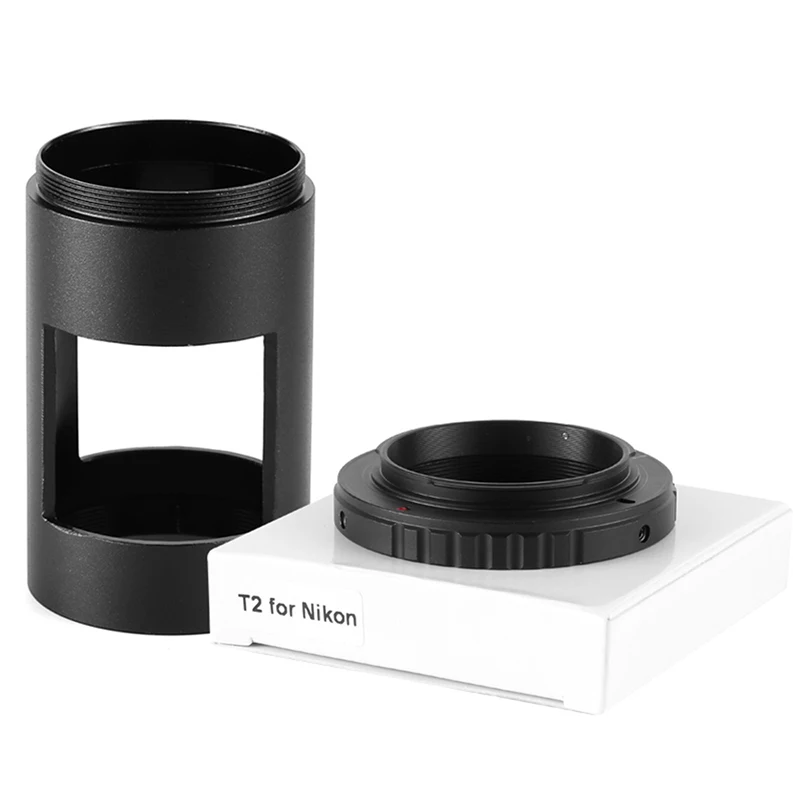 42mm T-mount Spotting Scope Camera Adapter Tube and T Ring for Nikon Canon Sony Pentax SLR/DSLR Camera & Astronomical Telescope 6
