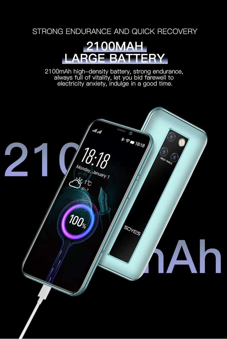 Mini Sized 4G LTE SmartPhone Soyes S10-H 3GB+64GB Android