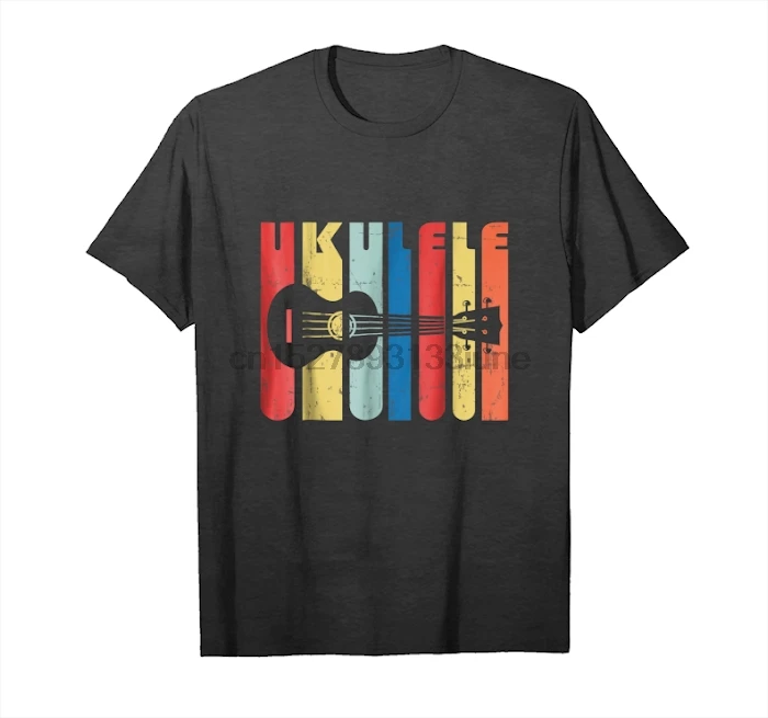 Buy Uke Guitarist Tees Ukulele Guitar Player Retro T Shirts Unisex T-Shirt |