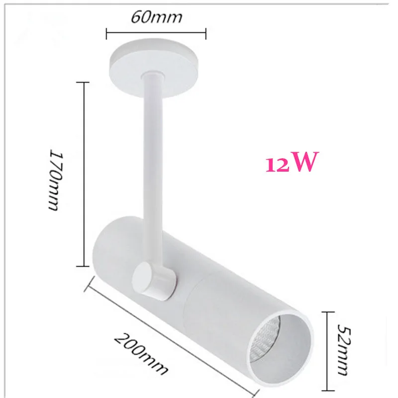 Светодиодный wa ll светильник COB светодиодный светильник s 5 Вт 7 Вт 9 Вт поверхностного монтажа светодиодный потолочный лампы точечного освещения вращающийся светодиодный светильник