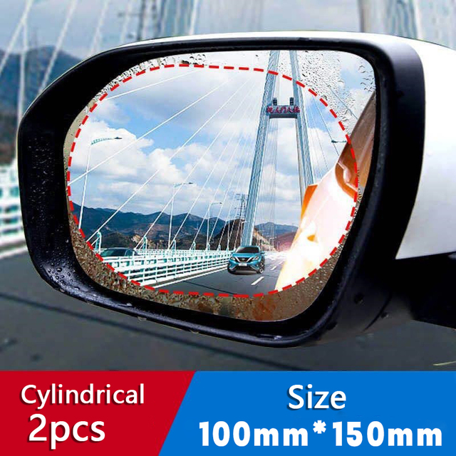Sticker  Rainproof Film For Car Rearview Mirror Glass Accessories Window Tinting For AUTO Rain Film Clear Sight In Rain