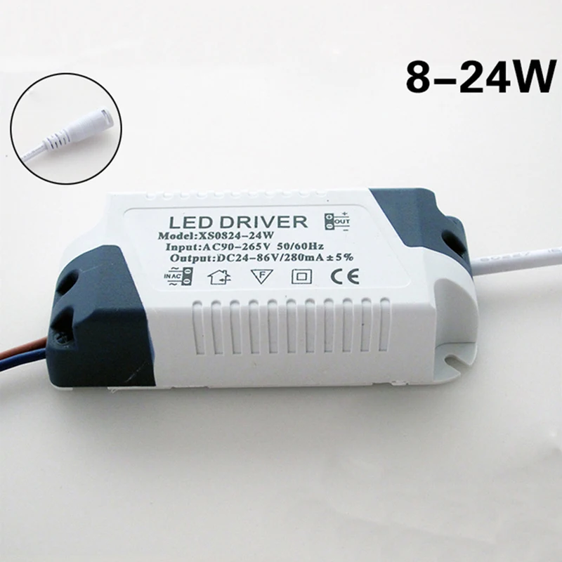 1PC LED Driver 8/12/15/18/21W LED Power Supply Unit Lighting Transformers  For LED Lights DIY Panel Lamp Driver DC