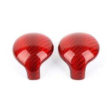 

Replacement Gear Shift Knob Trim Parts 2pcs Glossy Interior Accessories