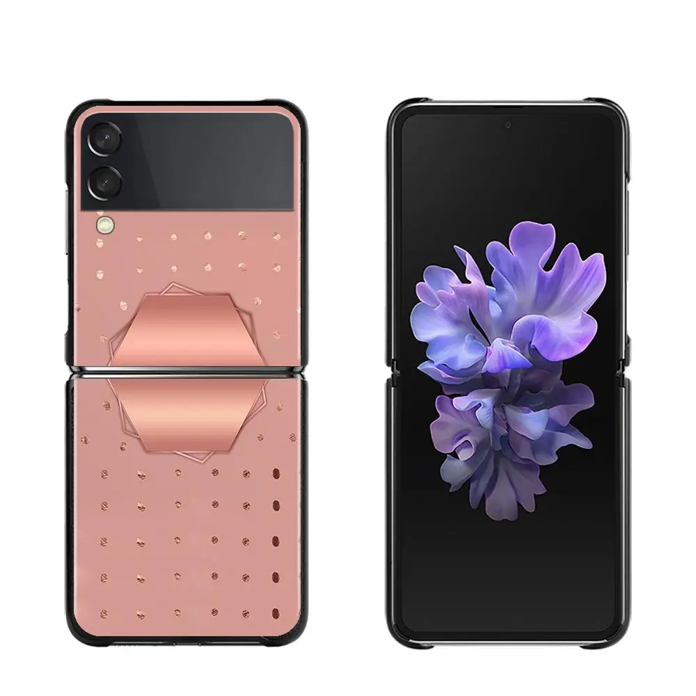 For Samsung Galaxy Z Flip3 5G Case For Samsung Galaxy Z Flip 3 Zflip 5G  Black Hard PC Cases Gold Pink Rose Glitter HeartsFor Samsung Galaxy Z Flip3 5G Case For Samsung Galaxy Z Flip 3 Zflip 5G Phone Black Coque Hard Cover PC Cases samsung z flip3 case