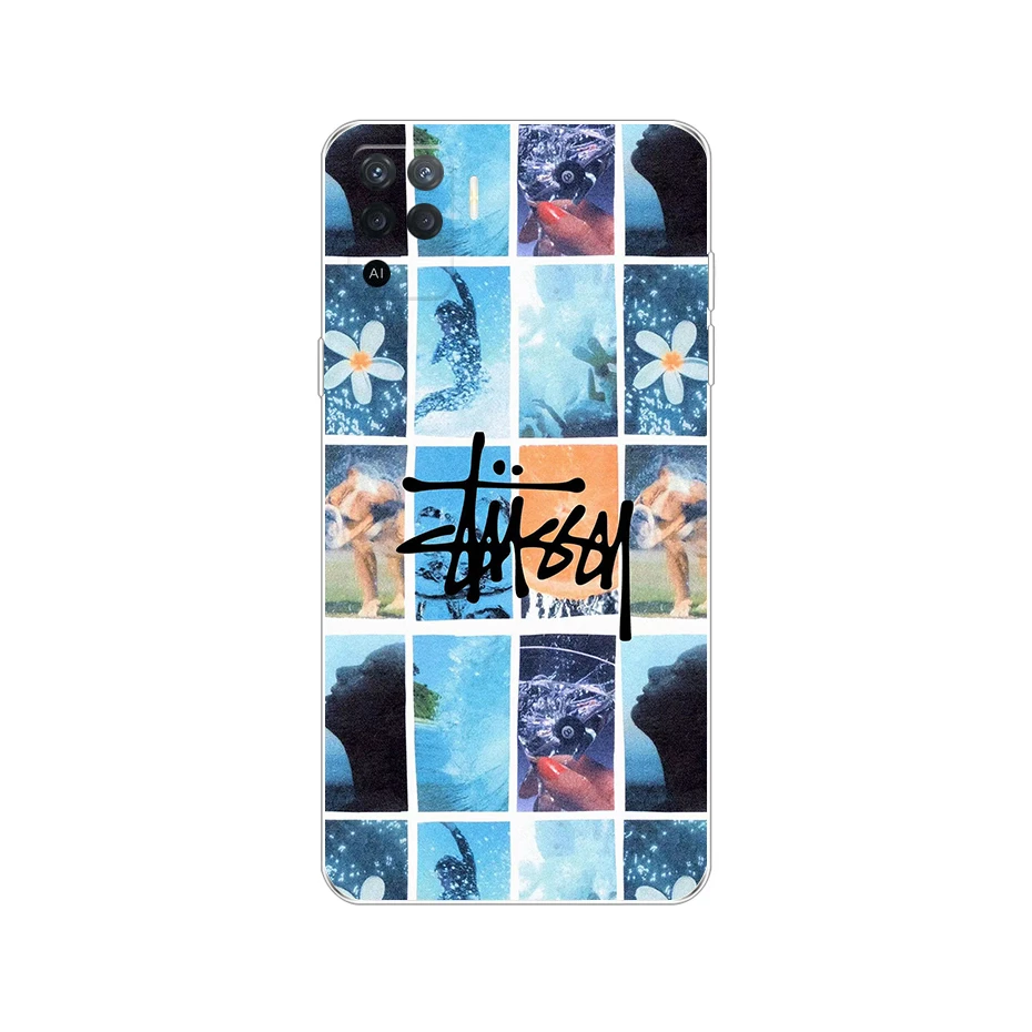 For Oppo A94 5G Case Butterfly Printed Silicone Soft TPU Back Cover For OPPO A94 4G 5G OPPOA94 A 94 CPH2203 CPH2211 Cases Funda cases for oppo cell phone