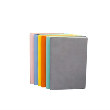 

Pu Leather Notebook Student A5 Soft Copy Notepad Office Supplies Simple Business Spot In The First Season Solid Notebook