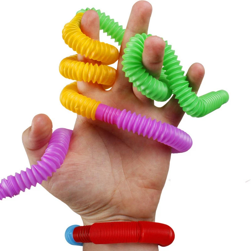 New TPR Soft Glue FIDGET Toys Elastic Noodles Decompression