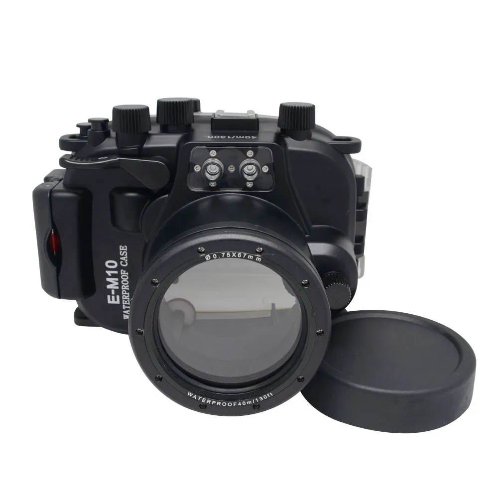 Новое поступление для Olympus EM10 E-M10 12-40 мм len Meikon водонепроницаемый корпус для подводного использования камера Дайвинг чехол