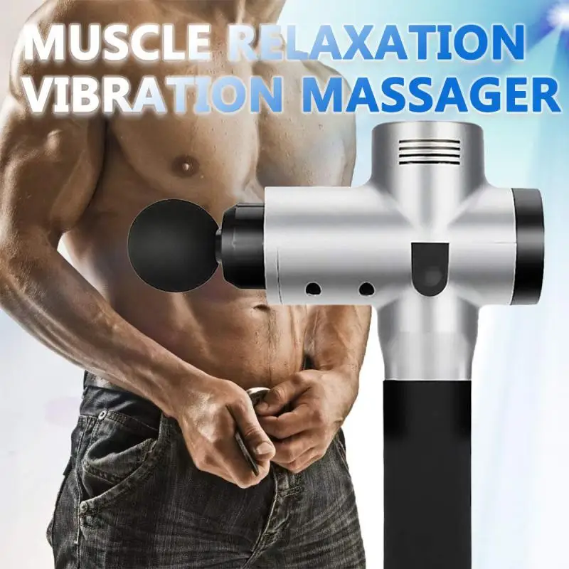 

Hot Muscle Massage Gun Deep Tissue Massager Therapy Gun Exercising Muscle Pain Relief Body Relaxation Slimming Shaping Dropship