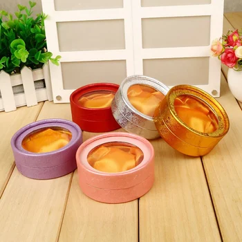 

1pcs Cardboard Bracelets Boxes Round Silver 8.3x3.4cm Jewelry Boxes Set Gifts Present Storage Display Boxes For Bracelet