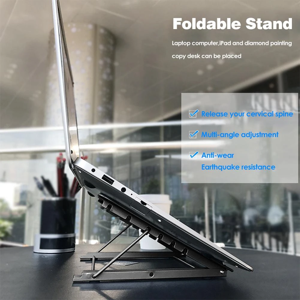 Cross Stitch Laptop Holder Computer Stand Drawing Tablet Diamond Painting Rack