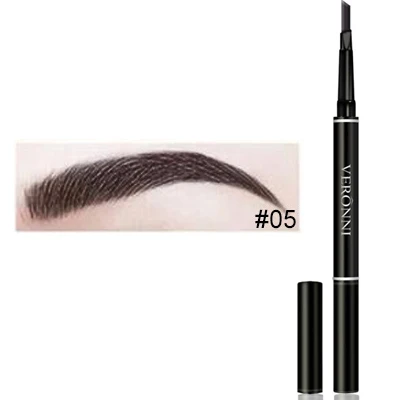 5Styles Microblanding Tattoo Eyebrows Pencil Waterproof Natural Eye Brow Pen Long Lasting Eyebrow Enhancer Pencil Eyes Makeup - Color: Color 4