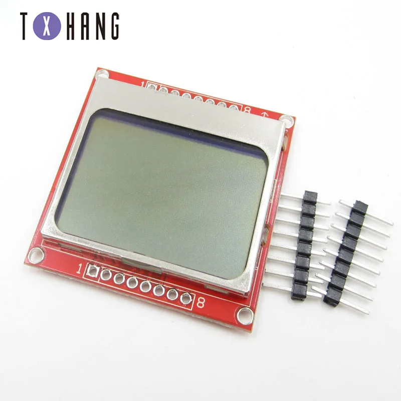1 шт. TFT ЖК-дисплей модуль монитор белая подсветка адаптер PCB 84*48 84x48 для Nokia 5110