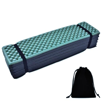 

77X22inch Outdoor Camping Mat Ultra Light Foam Camping Folding Mat Beach Tent Picnic Mat Double Egg Trough Moisture Pad Outdoor