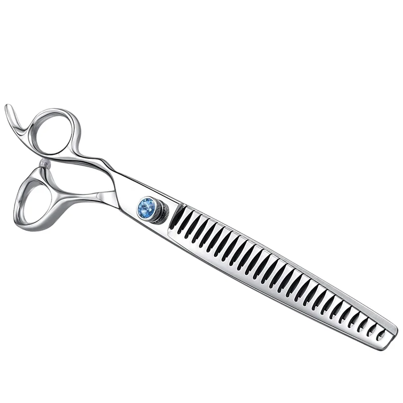 

8 Inch High Grade Left Handed Japanese Stainless Steel SUS 440C Hair Cutting Professional Pet Hair Thinning Scissors Shears