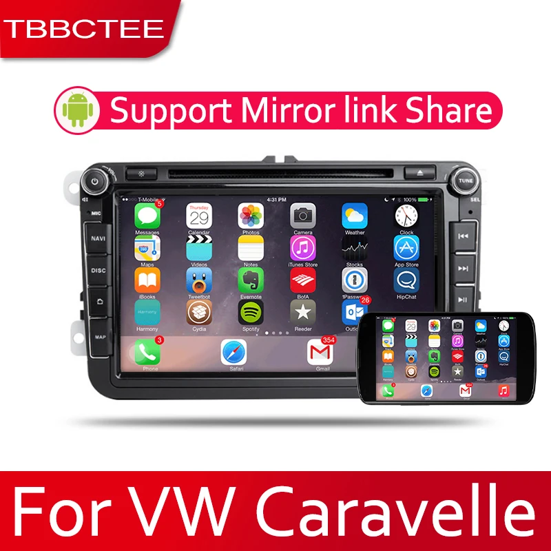 TBBCTEE автомобильная система Android 1080P ips lcd экран для Volkswagen VW Caravelle 2010 ~ 2015