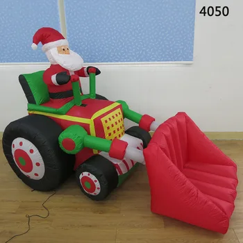 

2021 New 6FT Inflatable Santa Clause Drive a Truck Christmas Indoor/Outdoor Holiday Decoration Garden Yard Party Blow Up Toys