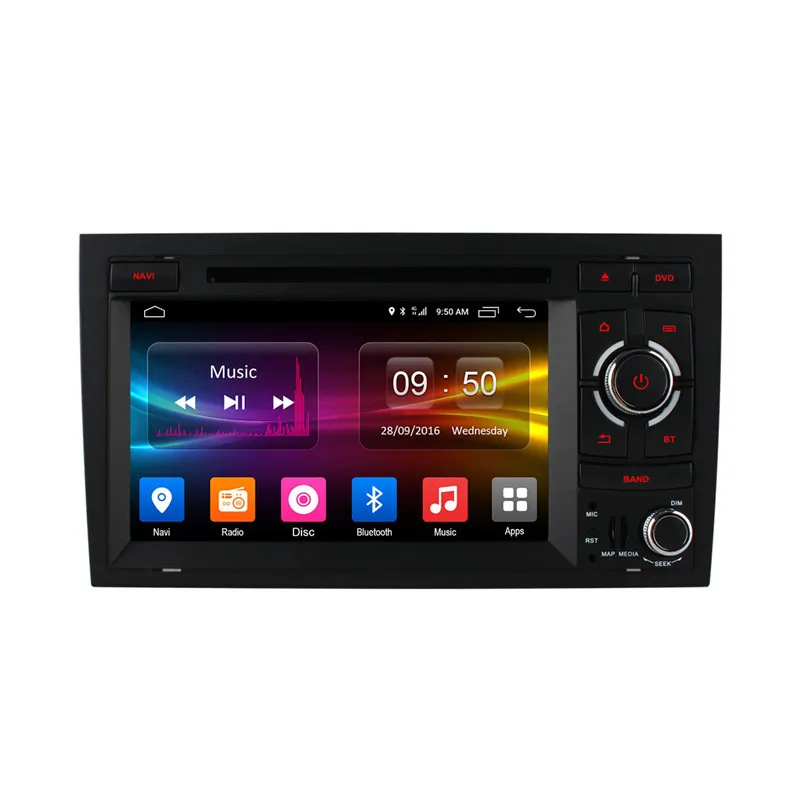 1024 Octa Core 2GB RAM Android 6 0 Автомобильный DVD плеер для Audi A4 2002 2007 Seat Exeo 2009 2012 радио GPS
